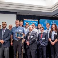 T&T Tools teams accept the 2021 Outstanding Industry Sponsor Award